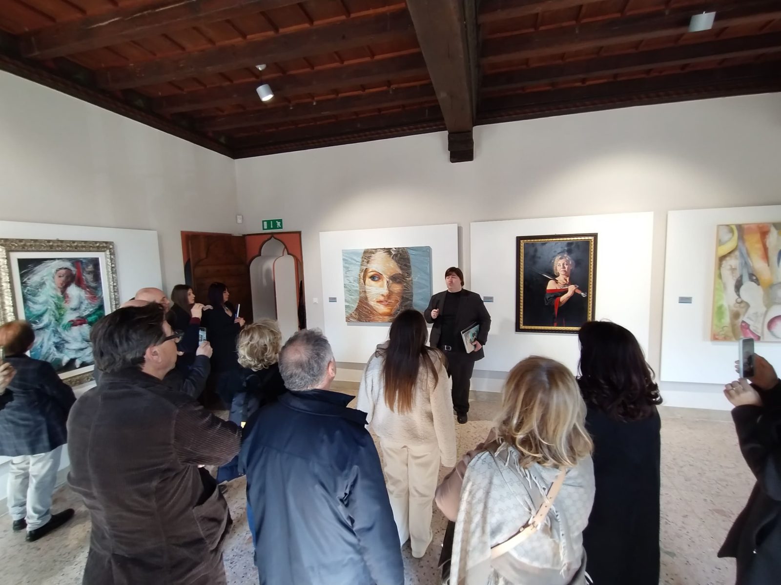 Locandina della mostra Cari Maestri — Omaggio ad Aligi Sassu