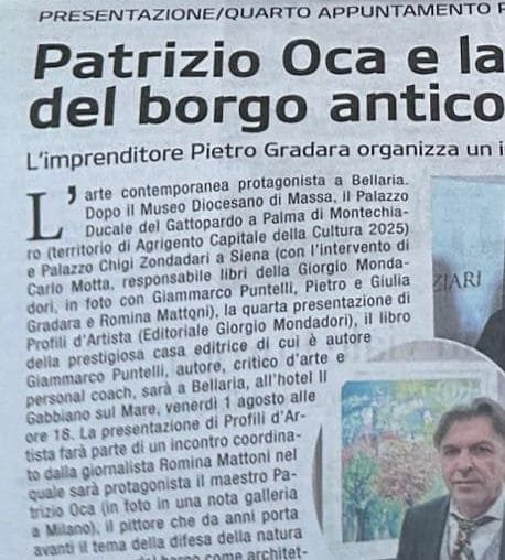 L'articolo del Corriere della Sera dedicato alla mostra di Bellaria